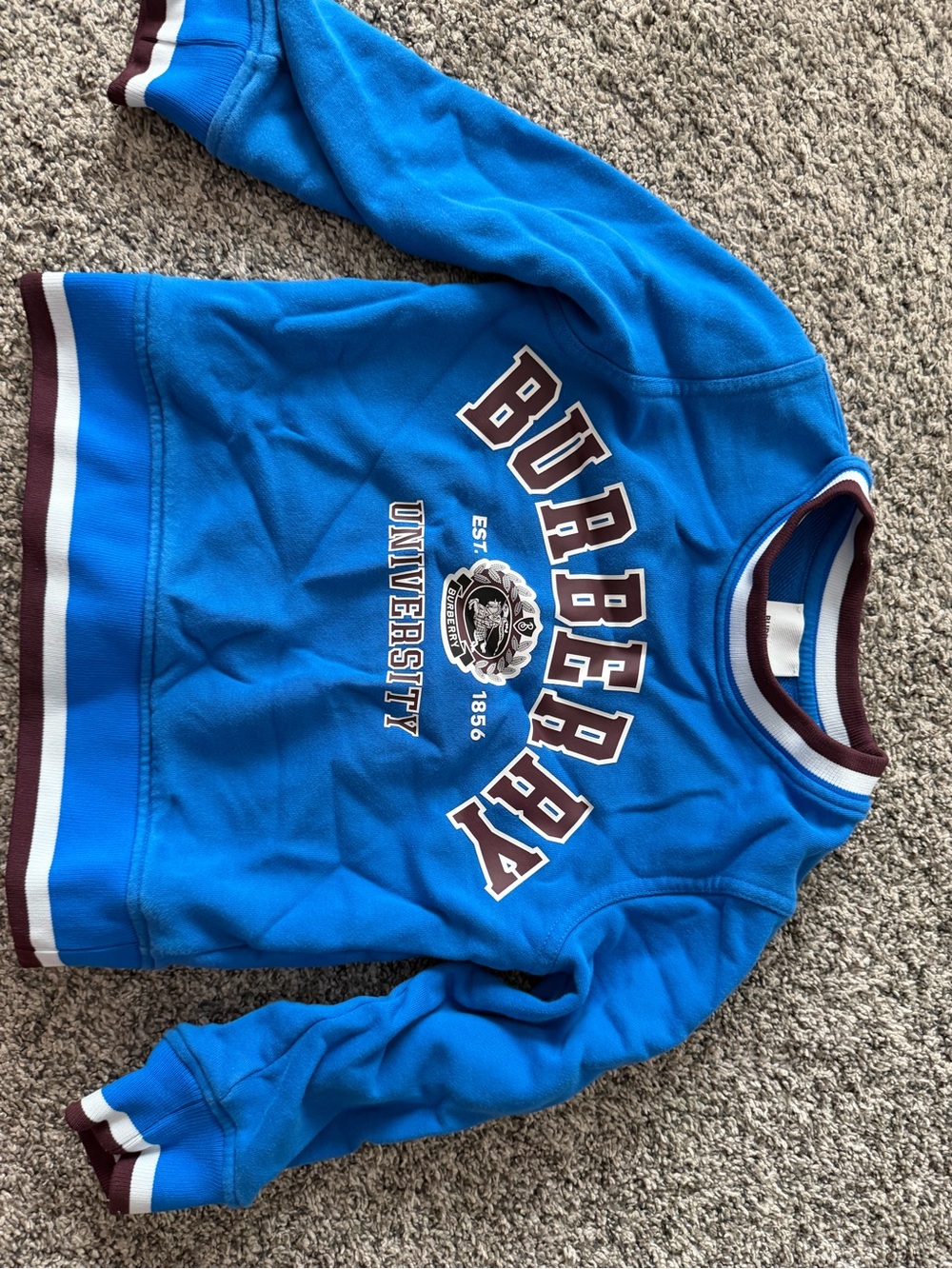 Burberry Bright Blue Crewneck